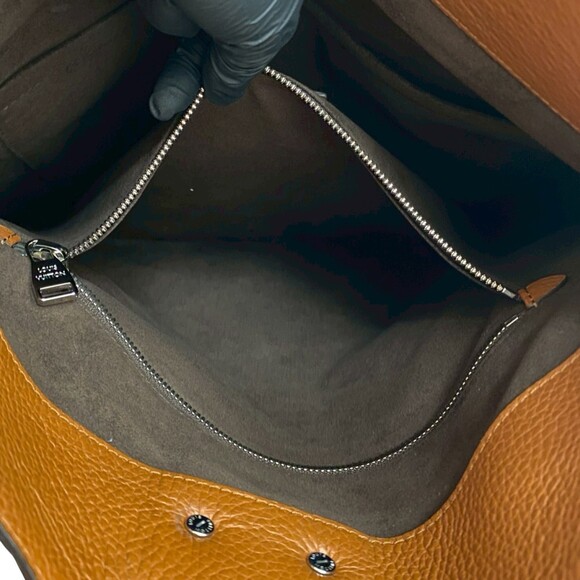 LOUIS VUITTON Authentic Brown Leather Tote Bag - Picture 10 of 10